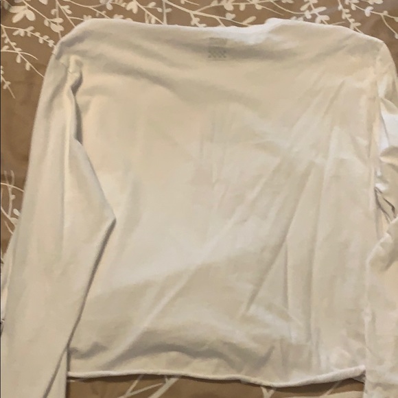 White long sleeve Vans crop top! - Picture 4 of 4